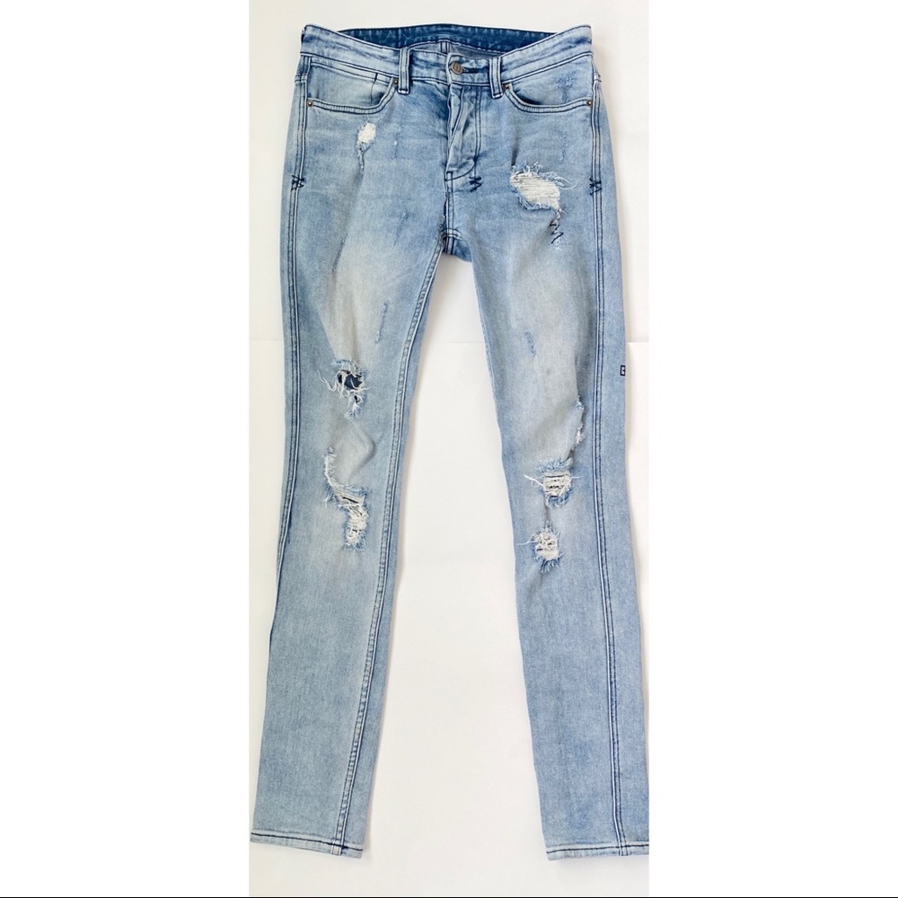 KSUBI VAN WINKLE TRASHED SKINNY JEANS
